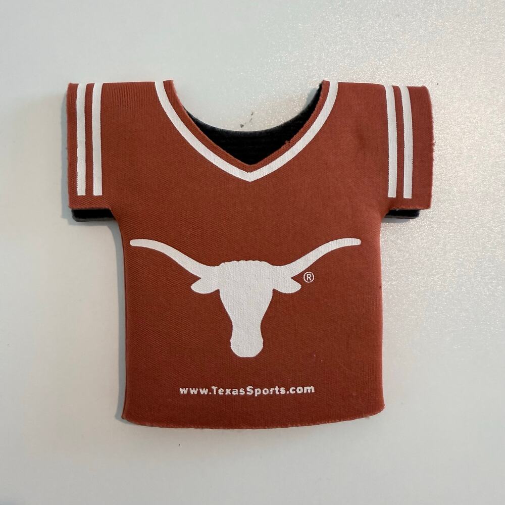 Vtg 2012 McDonalds Texas Longhorns Jersey Bottle Koozie Angus 1/3 Pounder Promo
